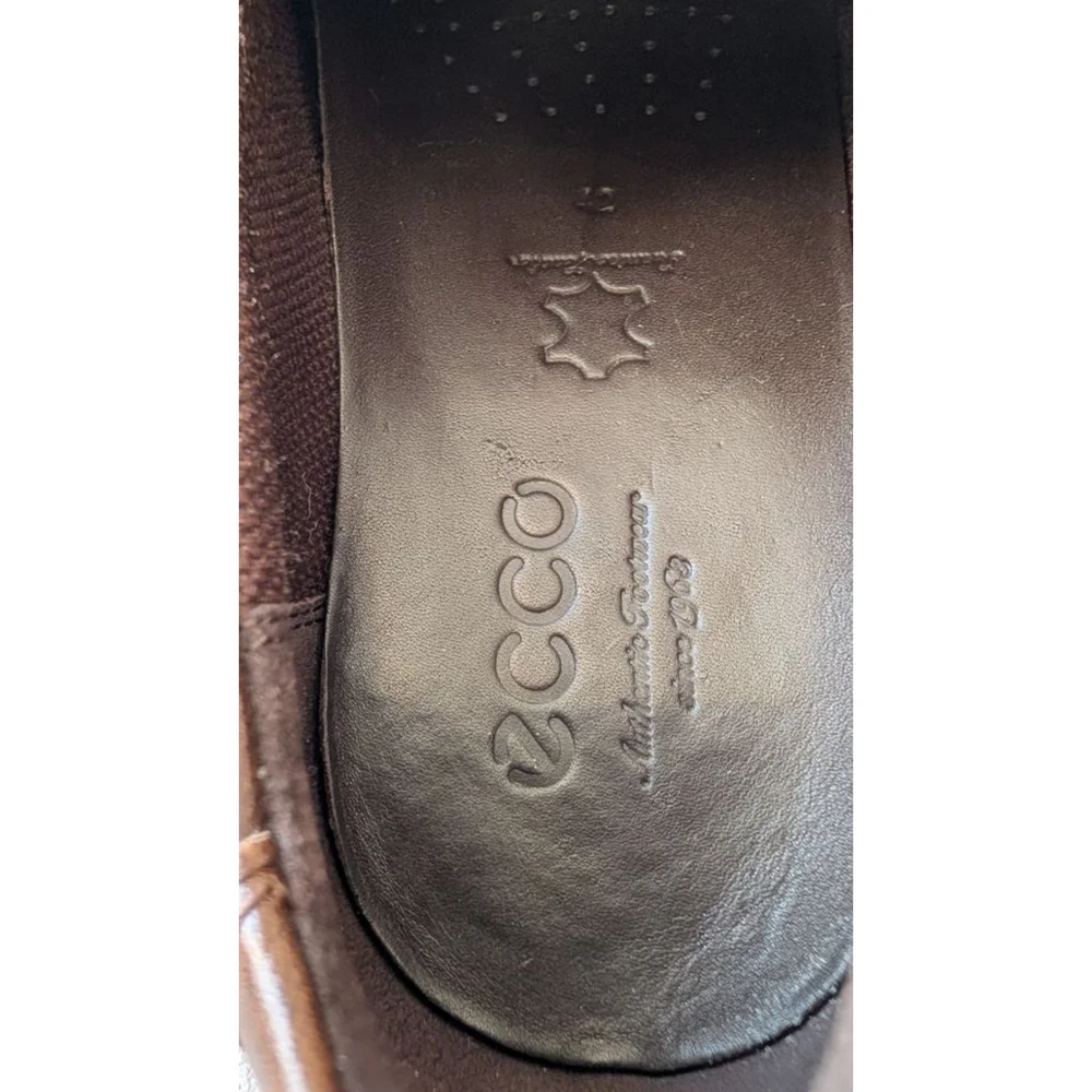 Men's ECCO Brown Leather Loafers & Slip-Ons Size 9